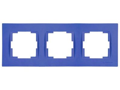 Рамка 3-ая горизонтальная темно-синяя, RITA, Mutlusan 22208001309