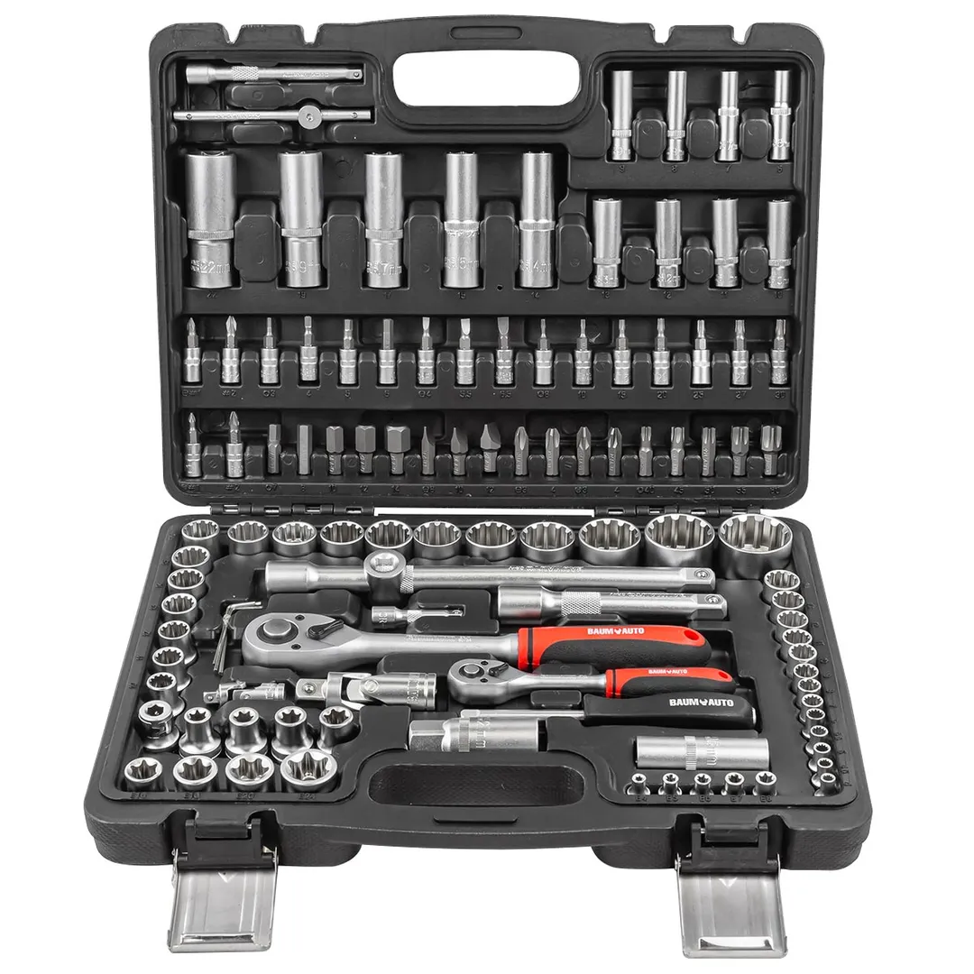 Набор инструментов 108 пр. SL (универс. профиль) 1/4"&1/2" BaumAuto BM-41082-5Q