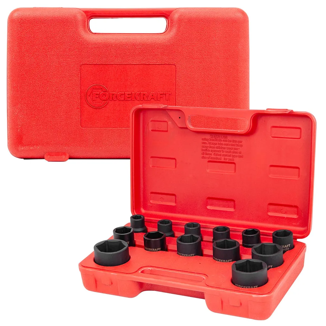 Набор ударных головок 17-50 мм 3/4'' 6-гр 13 пр ForceKraft FK-6131-5MPB