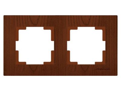 Рамка 2-ая горизонтальная орех, RITA, Mutlusan 22208001257