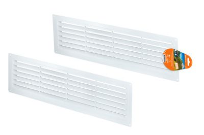 Решетка радиаторная, белая, 370х130 TDM SQ1807-0091