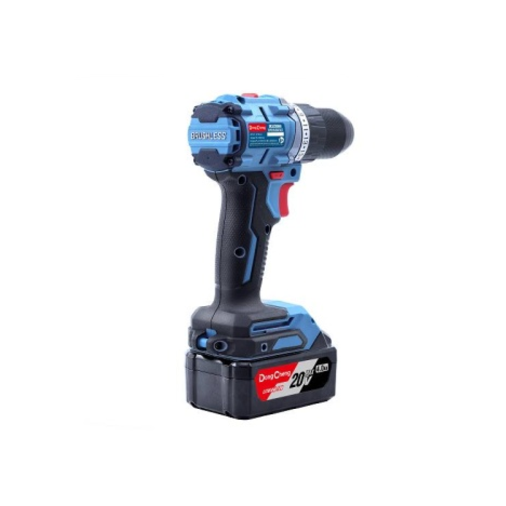 Аккумуляторная дрель-шуруповерт DongCheng DCJZ2060i (TYPE AM), 20 В, 60 Нм, 2 АКБ, 2 Ач, З/У 2А