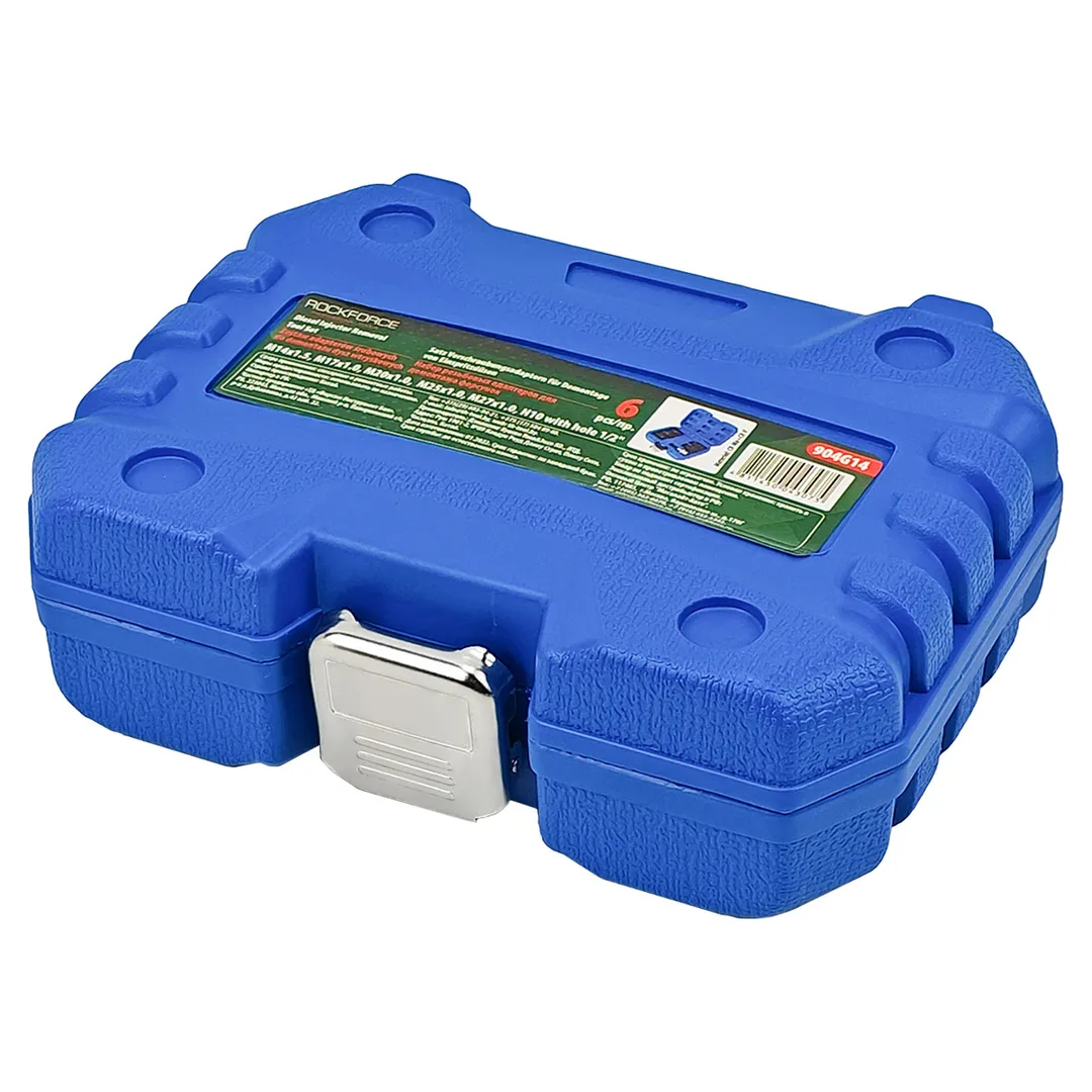 Набор резьбовых адаптеров для демонтажа форсунок 6 пр. RockForce RF-904G14