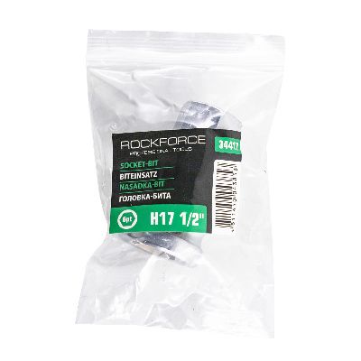 Головка-бита Нех литая 17 мм. 1/2'' RockForce RF-34417