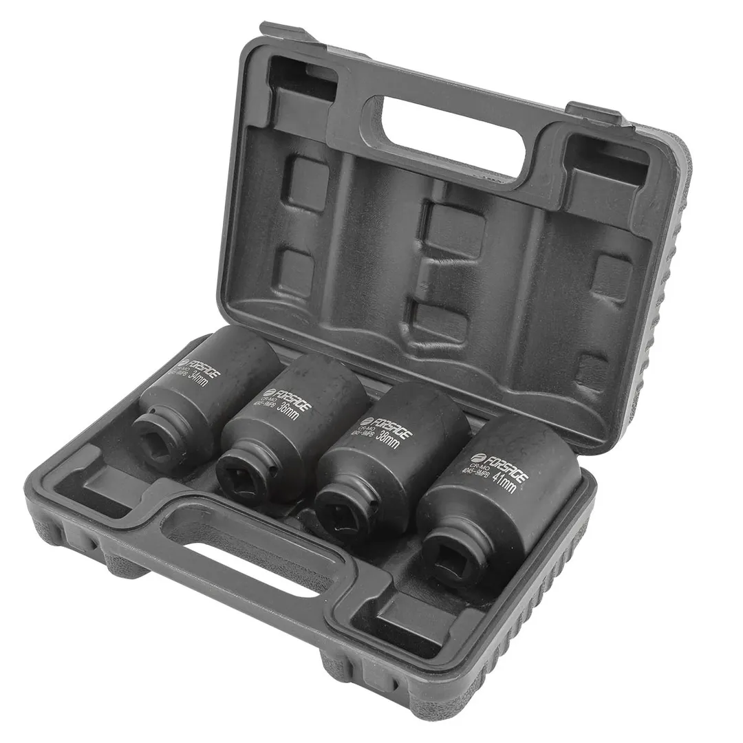 Набор глубоких ударных головок 34, 36, 38, 41 мм, 4 пр, 1/2'', 12-гр Forsage F-4045-9MPB