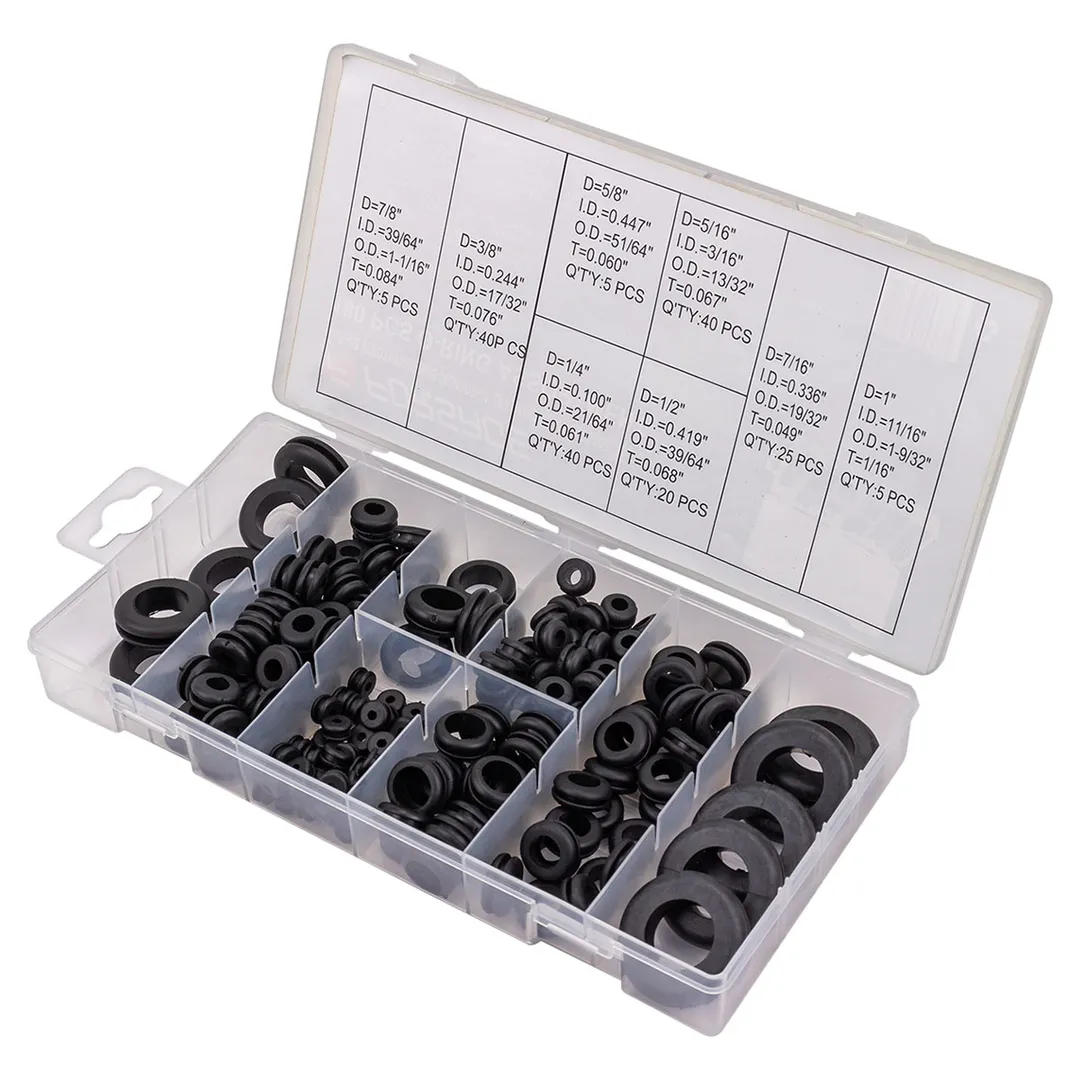 Набор уплотнительных колец, резиновые для прокладки проводов 180 пр Forsage F-785