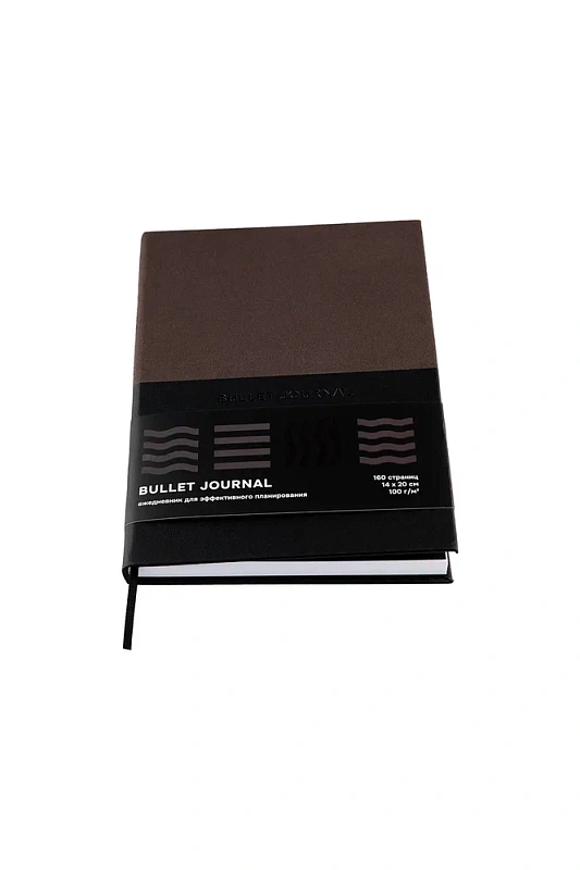 Блокнот "Стихия. Bullet Journal", А5, 80 листов, в клетку, черный