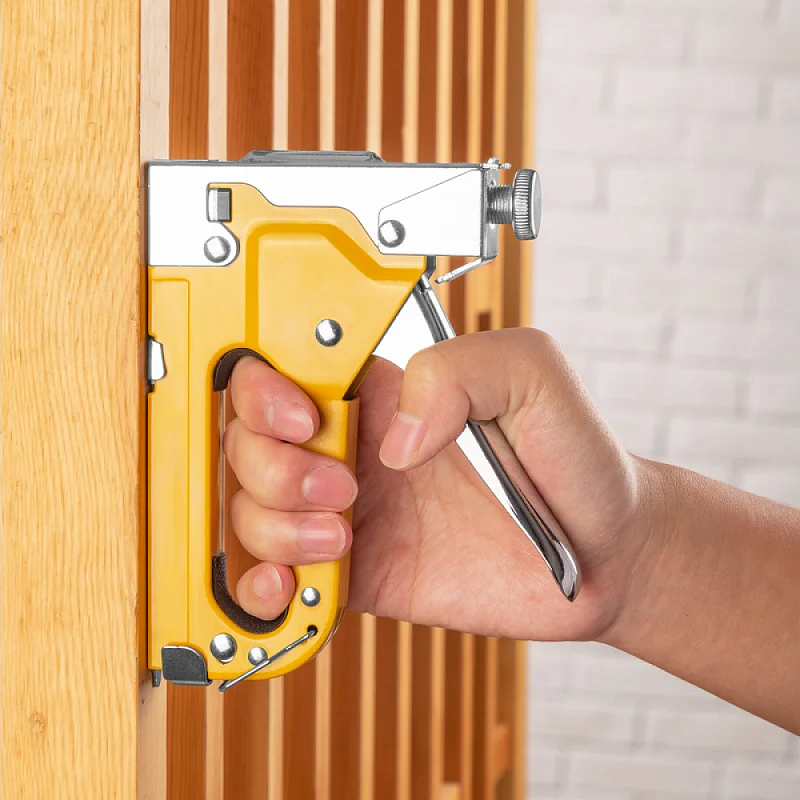 Набор механический степлер и скоборасшиватель Deli YS EDL238105, 3-в-1+ комплект скоб, кейс