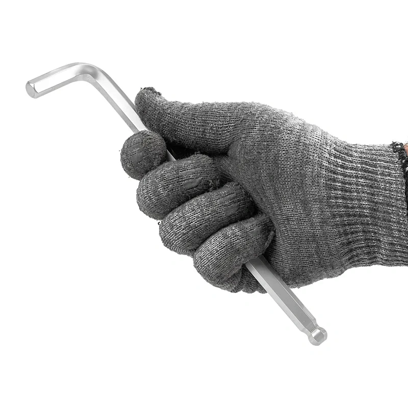 Набор ключей HEX (6-гр.) Г-обр. экстра длинных с шаром 9 пр. 1.5, 2, 2.5, 3, 4, 5, 6, 8, 10 мм Forsage F-5093XLB