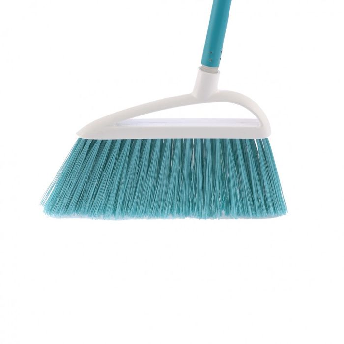 Щетка пластмассовая для подметания пола ''Lux '', 230 мм, бирюзовая щетина, c черенком, 120 см, D 22 мм Elfe 93559