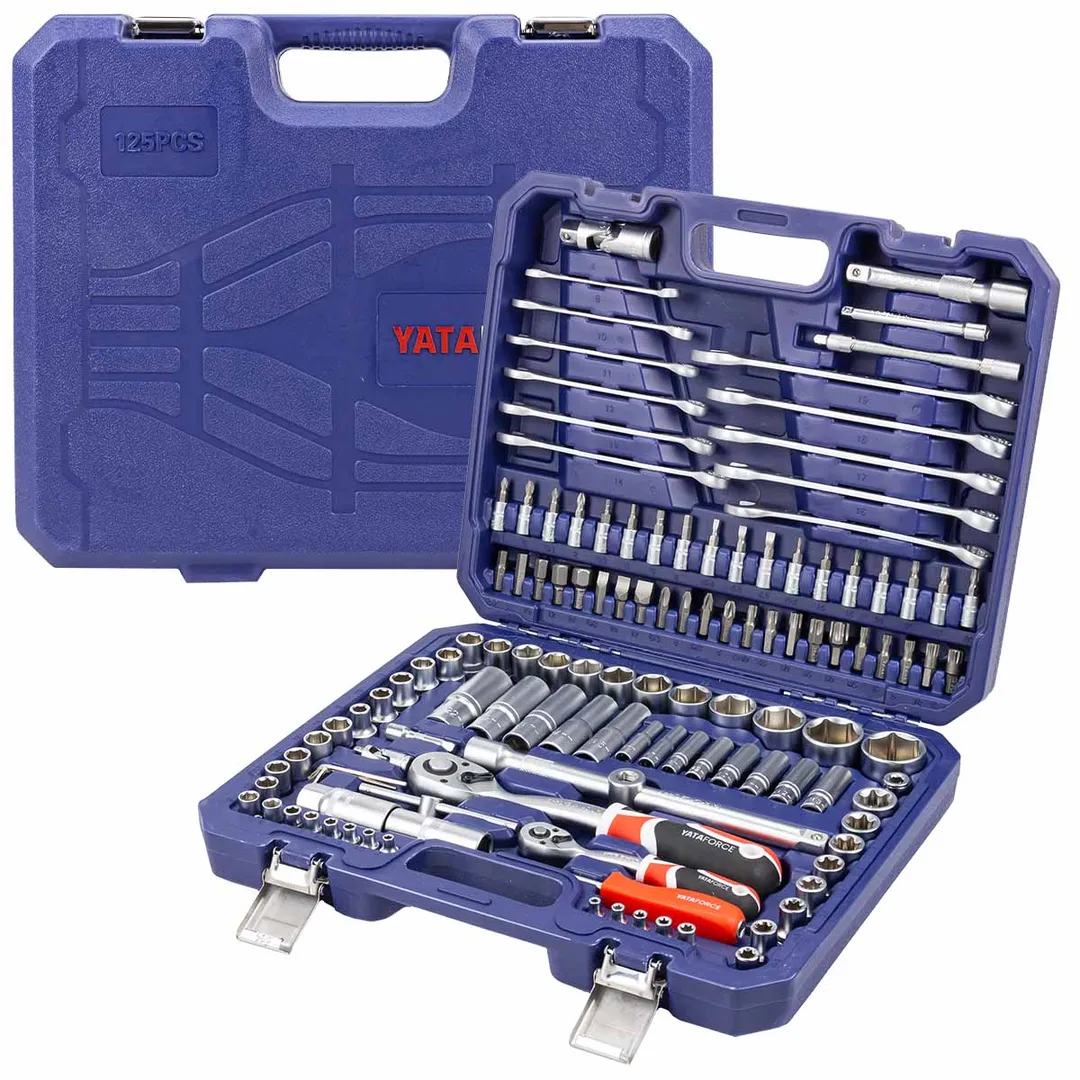 Набор инструментов 125 пр. 1/4''&1/2'' 6-гр YATAFORCE YF-41252-5