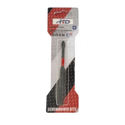 Бита крестообразная PH2х100 мм ударная 1/4" S2 H-D HD-0485B