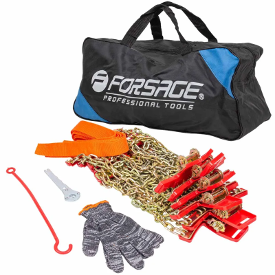 Комплект цепей противоскольжения для автомобилей 10 пр Forsage F-SNS1006