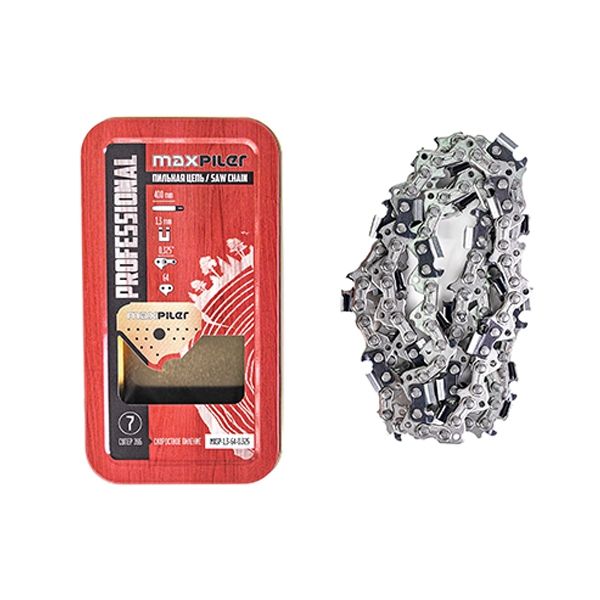 Цепь пильная MXSP ( Husgvarna 137,142 15") в металл.короб PIT MXSP-1,3-64-0,325