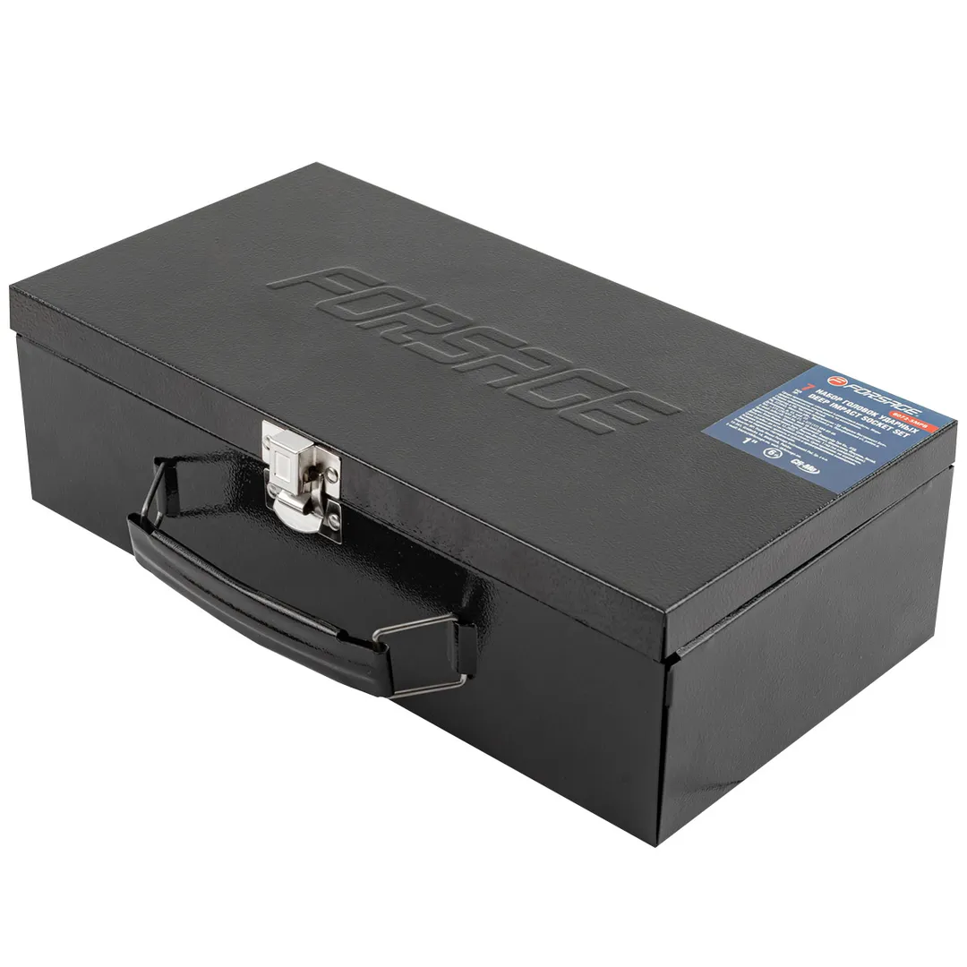 Набор головок ударных глубоких 1" 7 пр., 6-гр., 24-46 мм Forsage F-8072-5MPB