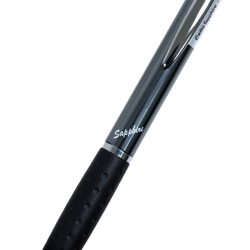 Ручка шариковая автоматическая "Sapphire", 0.6 мм, ассорти, стерж.синий