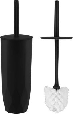 Комплект WC (ершик+подставка) Keeplex Light черный лотос Пластик Репаблик KL500210028