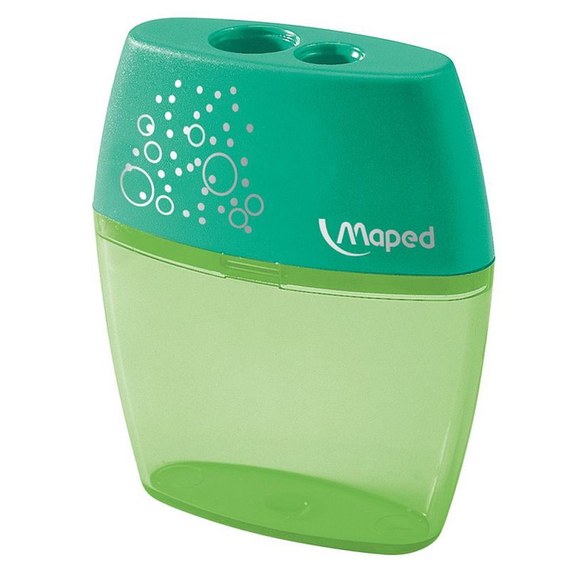 Точилка Maped "Shaker", 2 отверстия, с контейнером