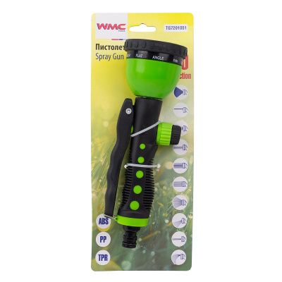 Пистолет-распылитель поливочный, 10 режимов распыления WMC TOOLS WMC-TG7201051