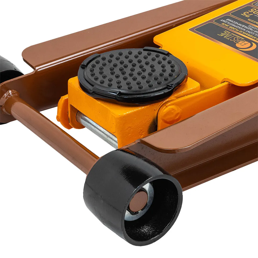 Домкрат подкатной гидравлический двухпоршневой, 3 т, 75-505 мм FORSTIME FT-T830018