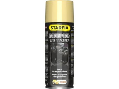 Полироль для пластика ваниль аэрозоль 650 мл Starfix SM-97412-1