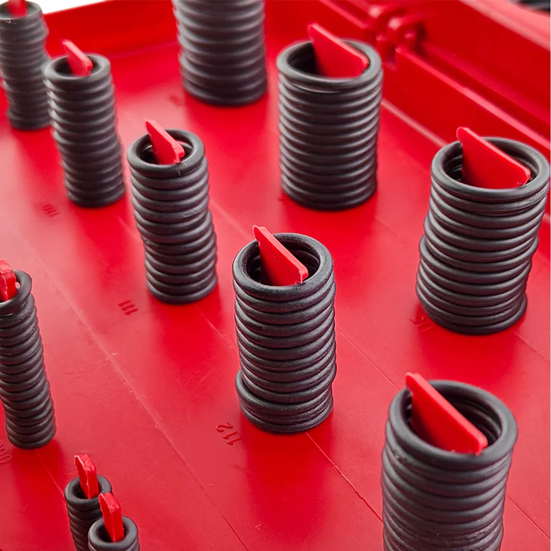 Набор уплотнительных колец, резиновые маслобензостойкие 386 пр, метрические RockForce RF-727