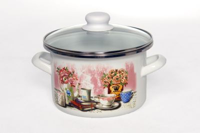 Кастрюля 5,0л (цил.) Сантэкс 1-2250112(Бл)(27)