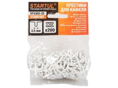 Крестики д/кафеля 3,0мм 150шт STARTUL STANDART ST4302-30