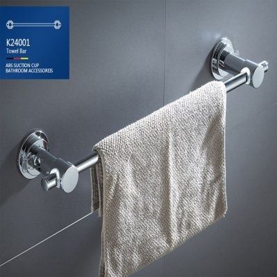 Держатель для полотенец на вакуумных присосках, пластик, хром GERHANS K24001