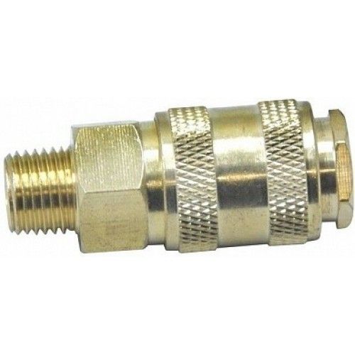 Быстросъёмное соединение с клапаном, "мама"-наруж. резьба 1/2" латунь H-D HD-1152B