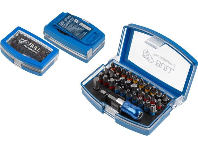 Набор бит IMB 32 Basic в кейсе, 58-62 HRC, 32 пр BULL 1335705