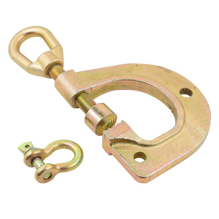 Захват для кузовных работ "струбцина" двухфункциональный, поперечное усилие 1 т, продольное 3 т Partner PA-62507