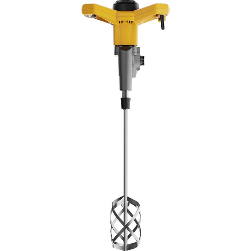 Миксер строительный Deli YS EDC177, 1800 Вт, 2 венчика, желтый