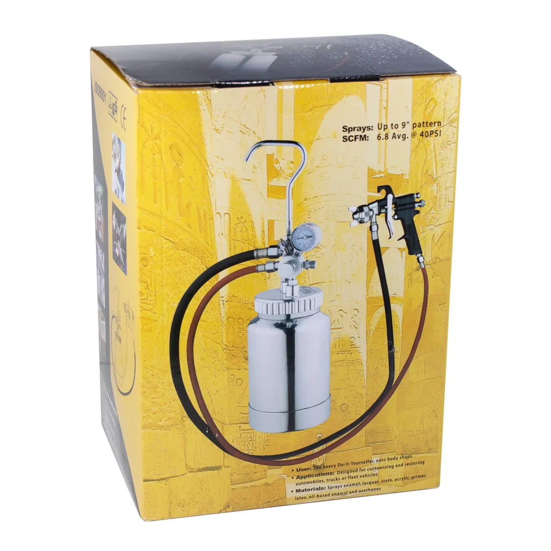 Пневмопистолет окрасочный с выносной емкостью 2 л, сопло 2,0 мм Partner PA-8313