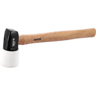 Киянка резиновая c деревянной ручкой 1,3 кг. d65 мм Yato YT-46060