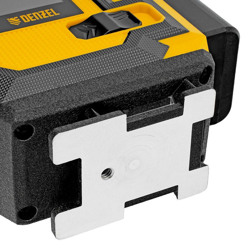 Лазерный уровень мультипризменный DLV-360-3T, 30 м, зеленый луч, Li-Ion 2,4 Aч, штатив Denzel 350805