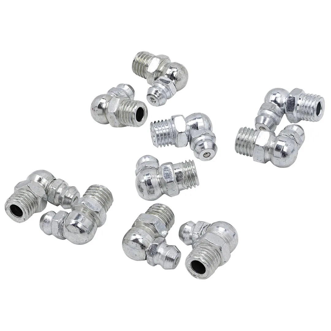 Пресс-масленка 10 мм угловая, 90 град., 10 шт Forsage F-GN-01-90-10MM
