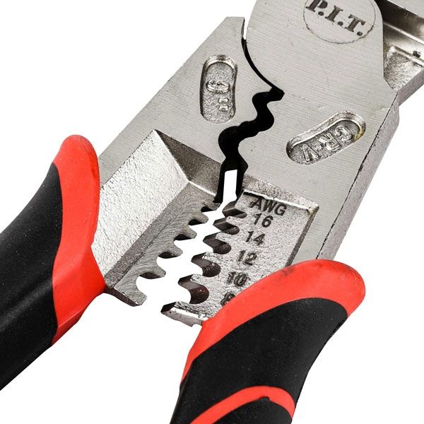 Плоскогубцы многофункциональные усиленные DRUA HPLP01-0225A, 225мм, 6в1, эксцентрик, никель PIT HPLP01-0225A