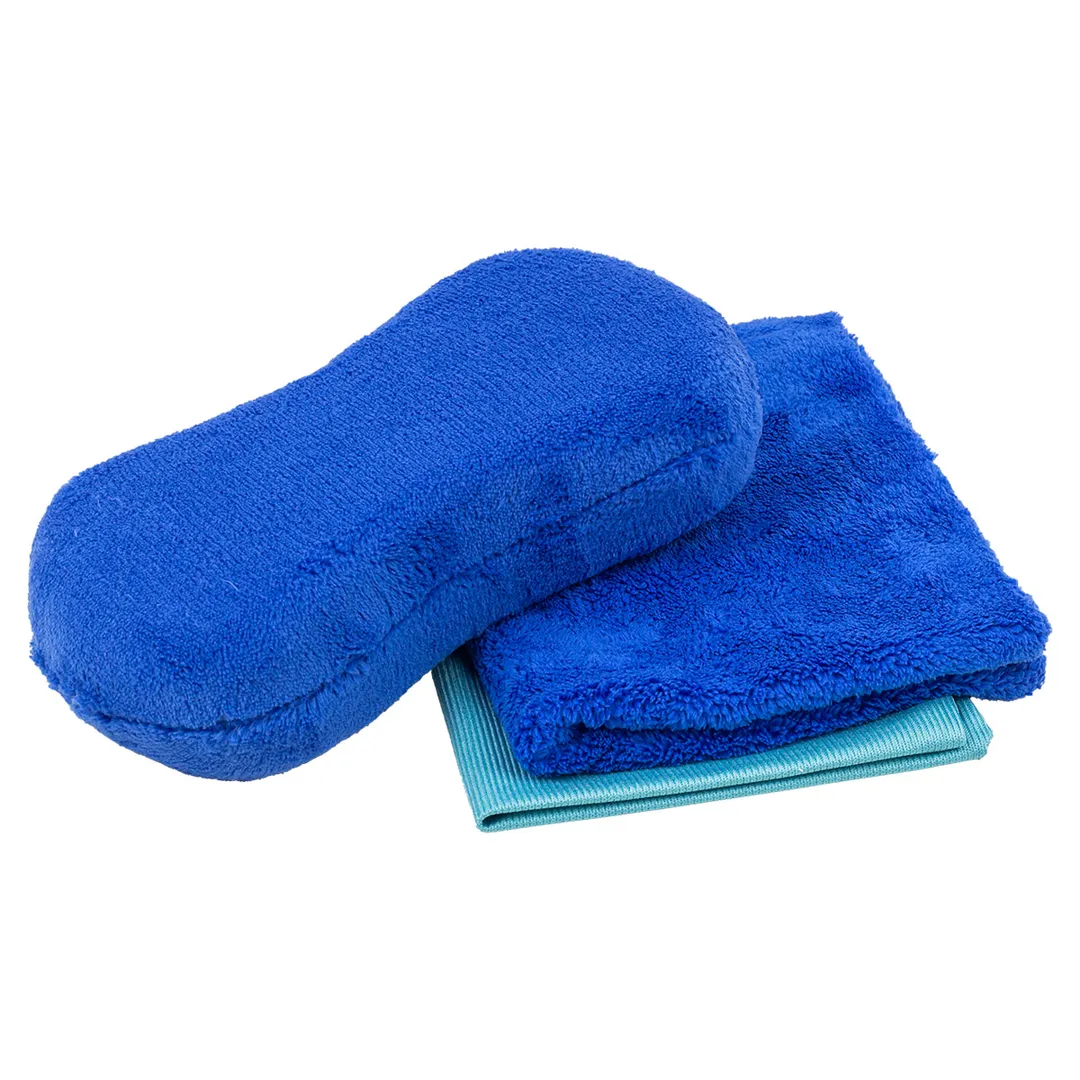 Набор для мойки а/м 3 пр. салфетки, губка Forsage F-CWK5228