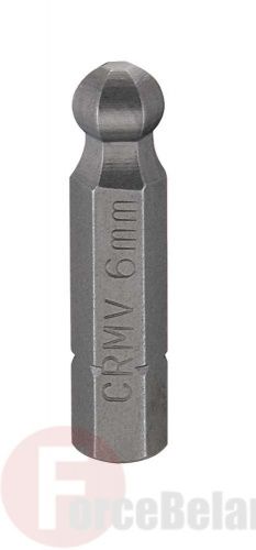 Бита с шаром под 6-гр. шлиц Hex 1/4'' 30 мм. Force 1253...