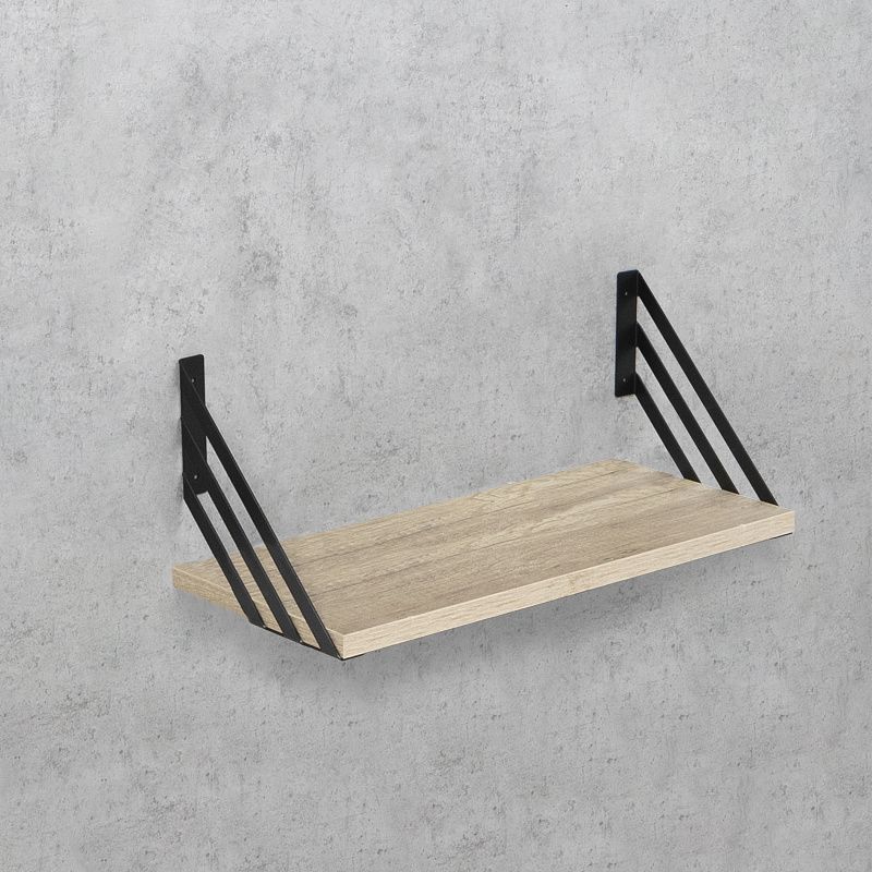 Полкодержатель мет. GRATE 200*200*2.3 черный, 1 упак 2 шт., AKS 125005