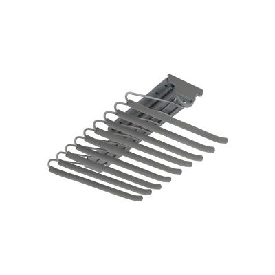 Выдвижная вешалка для брюк BRUNO крепл.верх./левое 340*470*130, графит PRIME by AKS 115591