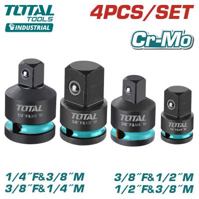 Набор ударных адаптеров 4 пр TOTAL THISAD12438