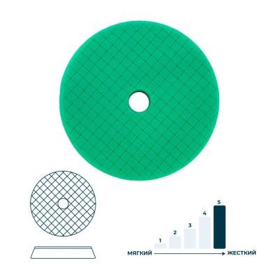 Круг полировальный 165 мм, зеленый Horex GTK4164