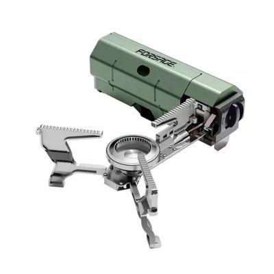 Плита газовая портативная, 2600Вт, расход газа 120г/ч, цвет зеленый Forsage F-BDZ-155-A (green)