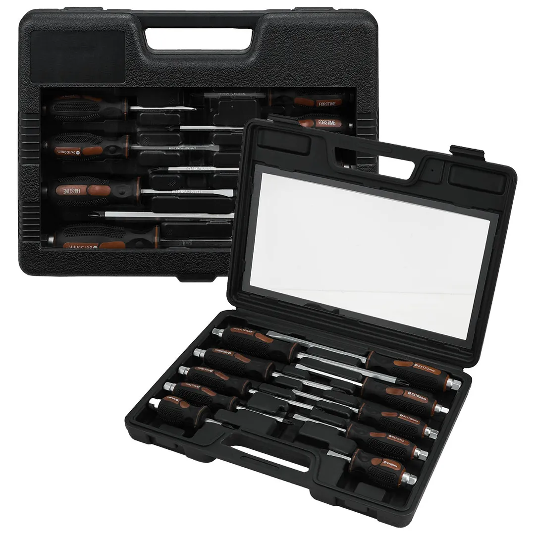 Набор отверток 10 пр FORSTIME FT-7010M