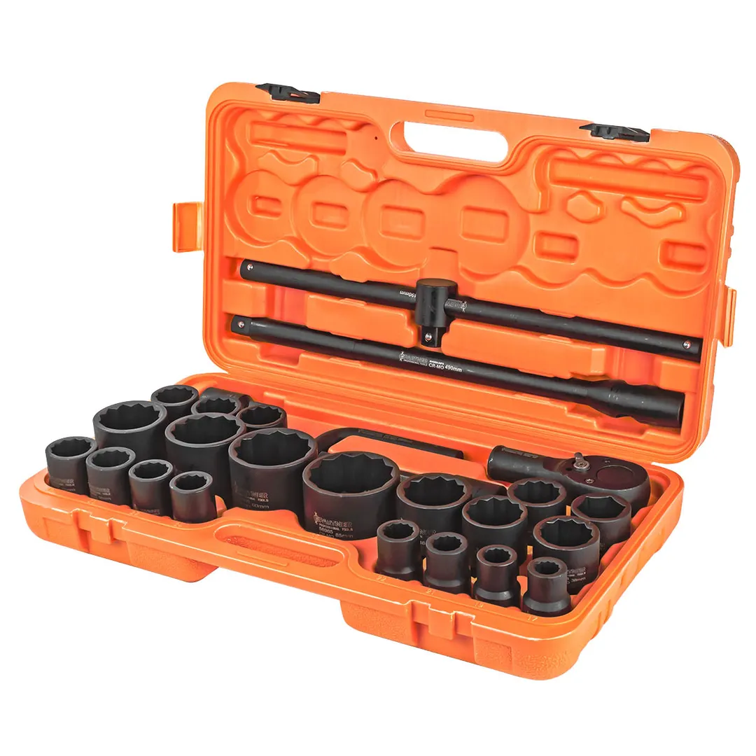 Набор инструментов ударных 26 пр. 3/4'', 12гр. Partner PA-68262-9MPB