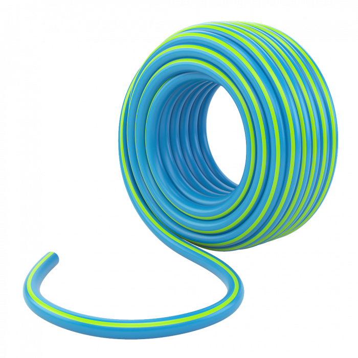 Шланг поливочный армированный 3 слойный ТЭП 1/2'', 20 м, лазурный Palisad 67106