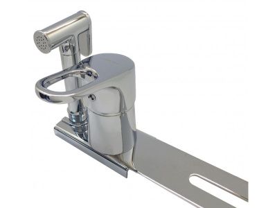 Смеситель с гигиеническим душем для унитаза, латунь, хром Wisent W5221