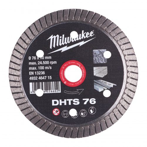 Алмазный диск 76 мм Milwaukee 4932464715